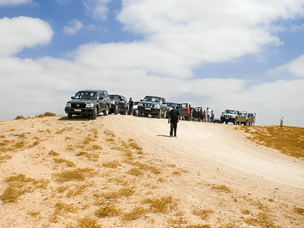 grupo 4x4 off-road em Marrocos