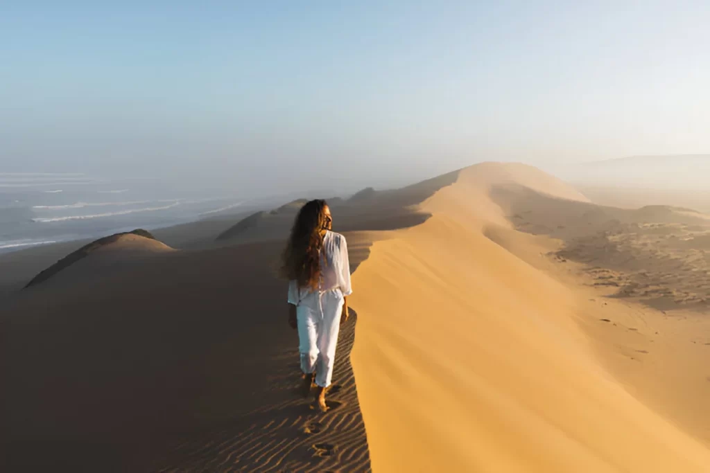 viajar sozinha no deserto Marrocos