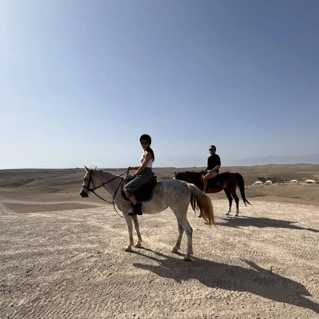 Passeio a cavalo no Deserto de Agafay